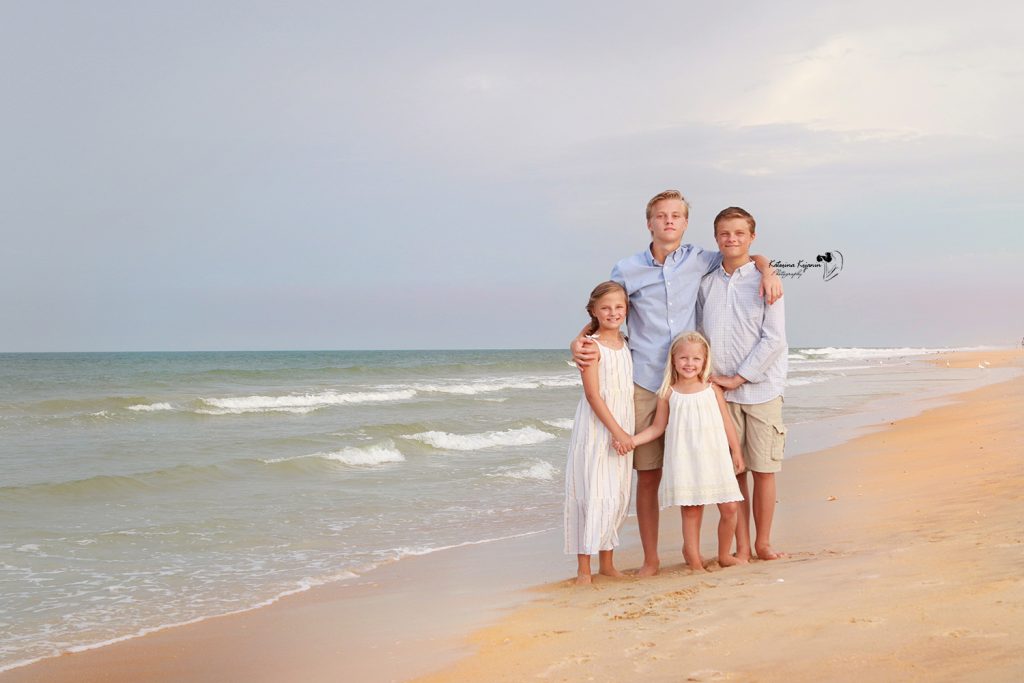 Family photography sessions and beach portraits