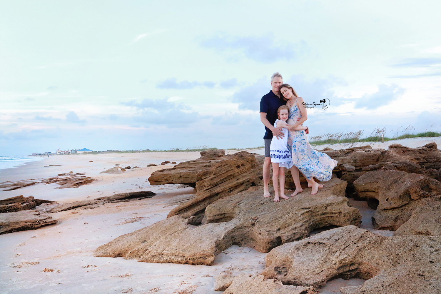 Beach Maternity Photoshoot for Couples – Washington Oaks State Park