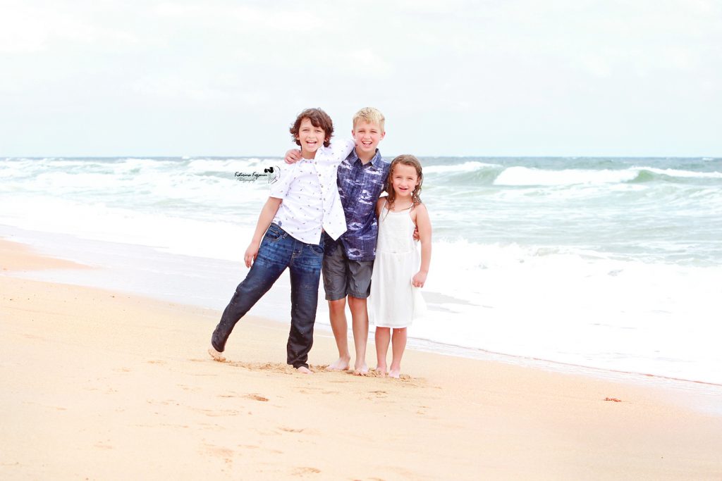 Kids photography and family beach portraits