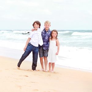 Kids photography and family beach portraits