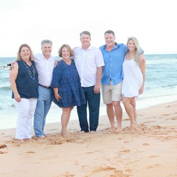 Family photography sessions and beach portraits