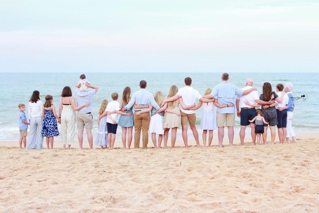 Family photography sessions and beach portraits